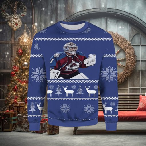 Semyon Varlamov Colorado Avalanche Ugly Christmas Sweater