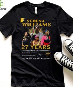 Serena Williams 27 Years 1995 2022 Thank You For The Memories T Shirt 1 Serena Williams 27 Years 1995 2022 Thank You For The Memories T Shirt
