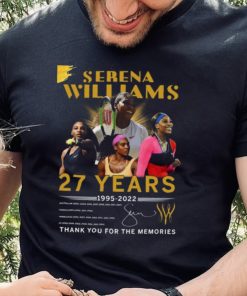 Serena Williams 27 Years 1995 2022 Thank You For The Memories T Shirt 2 Serena Williams 27 Years 1995 2022 Thank You For The Memories T Shirt