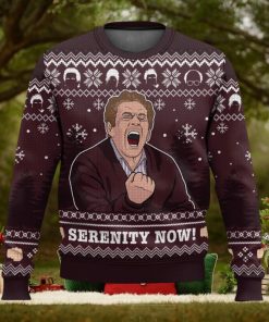 Serenity Now Seinfeld All Over Printed Ugly Christmas Sweater Trending Christmas Gift Ideas