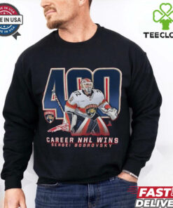 Sergei Bobrovsky Florida Panthers 400 Career Wins T Shirt