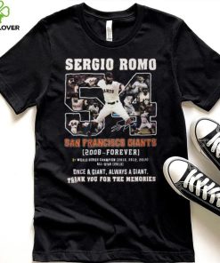 Sergio Romo San Francisco Giants 2008 – Forever Thank You For The Memories Shirt 1 Sergio Romo San Francisco Giants 2008 – Forever Thank You For The Memories Shirt