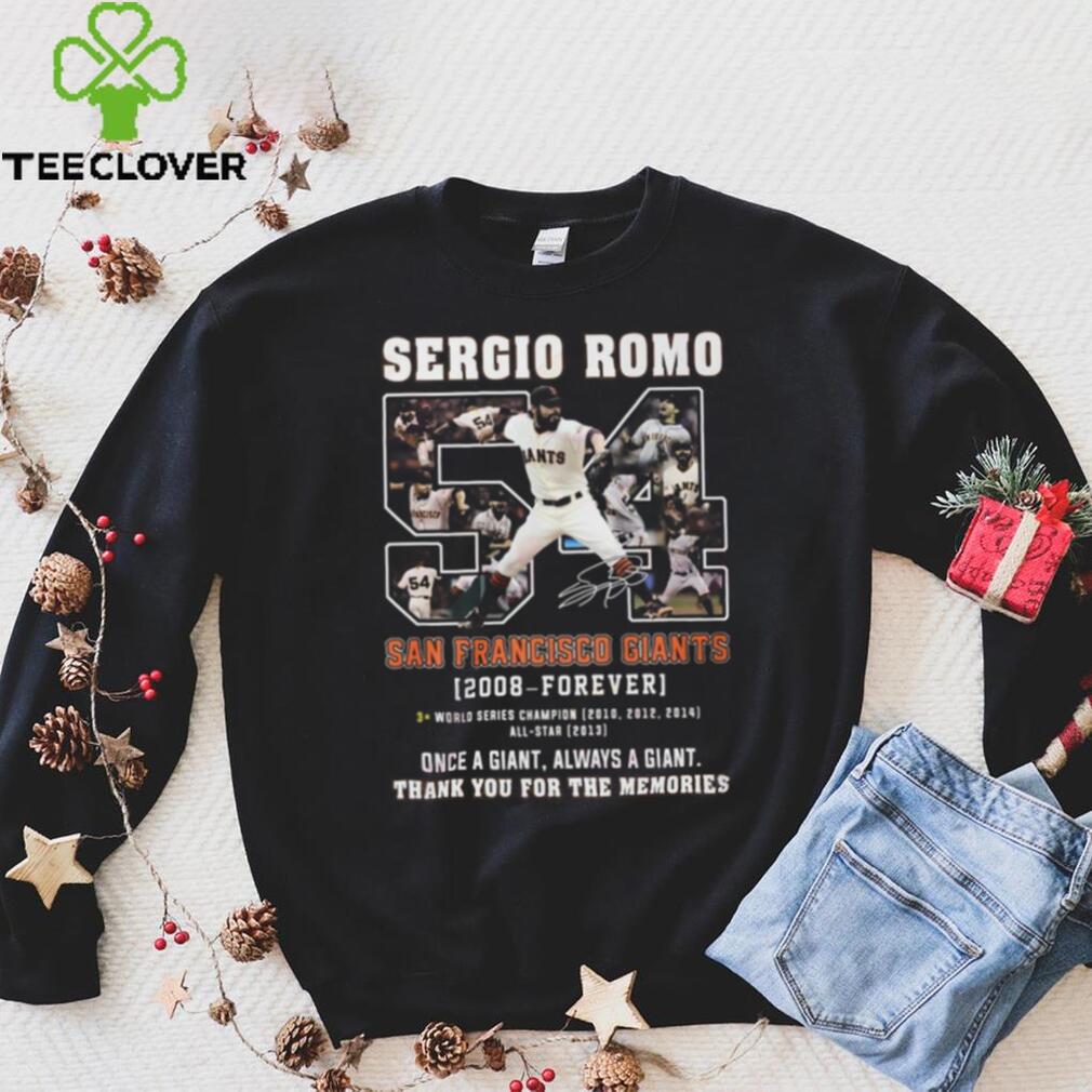 Sergio Romo San Francisco Giants 2008 – Forever Thank You For The Memories Shirt Sergio Romo San Francisco Giants 2008 – Forever Thank You For The Memories Shirt