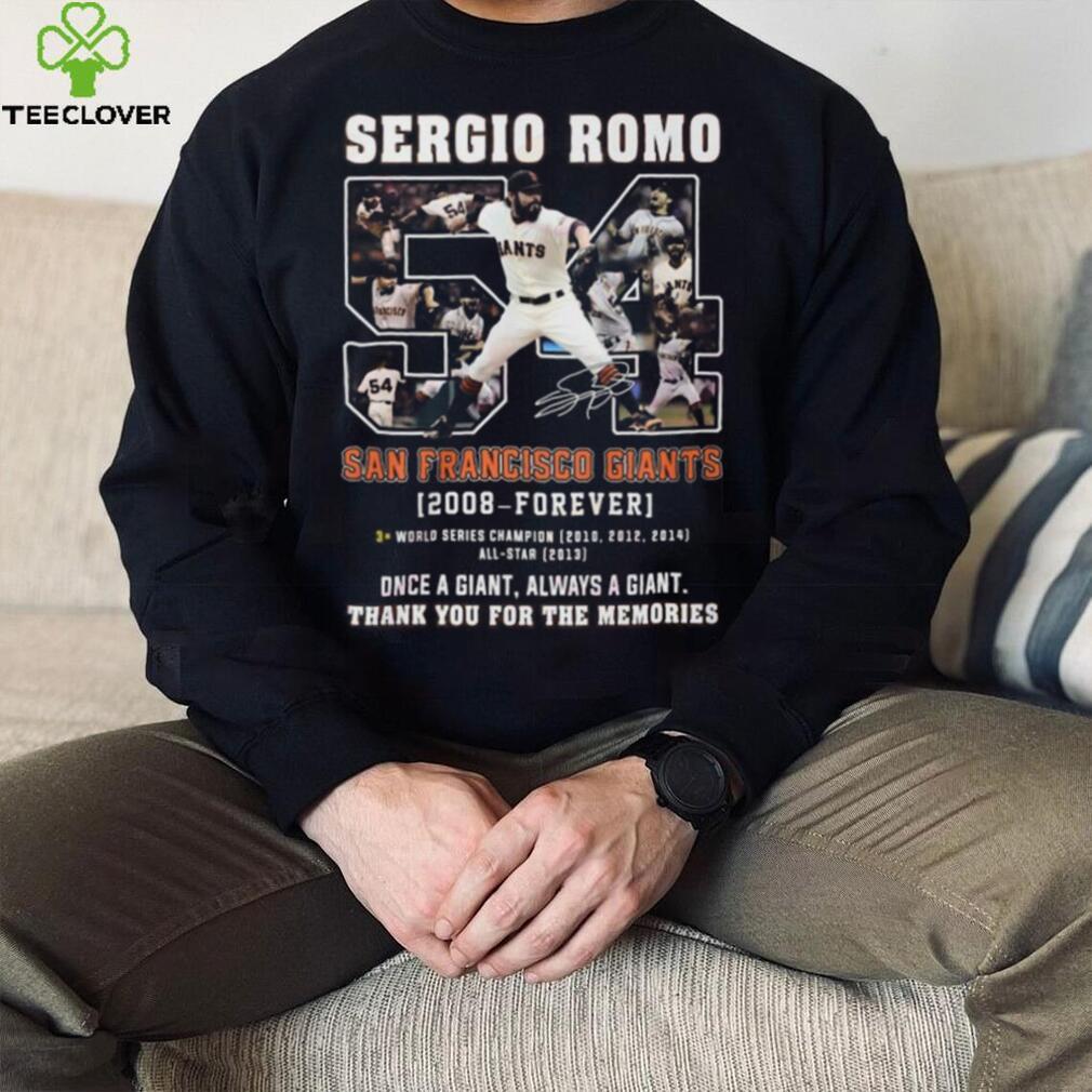 Sergio Romo San Francisco Giants 2008 – Forever Thank You For The Memories Shirt Sergio Romo San Francisco Giants 2008 – Forever Thank You For The Memories Shirt