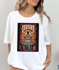 Serpent festival 2024 slash tour a celebration of the blues full line up and schedule list date home decor poster hoodie, sweater, longsleeve, shirt v-neck, t-shirt