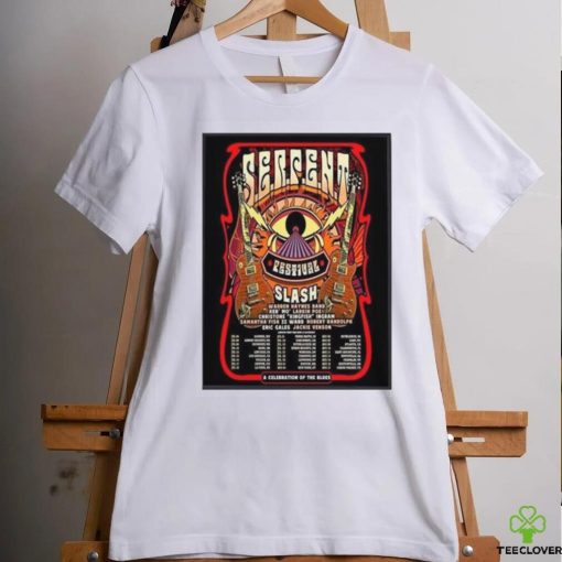 Serpent festival 2024 slash tour a celebration of the blues full line up and schedule list date home decor poster hoodie, sweater, longsleeve, shirt v-neck, t-shirt