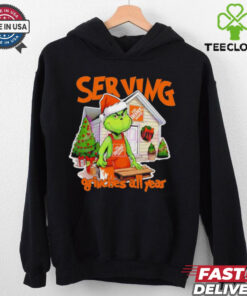 Serving Grinches all year The Home Depot Christmas shirt