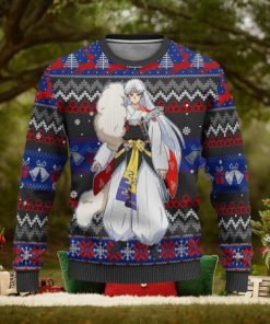 Sesshomaru Inuyasha Anime Xmas Women Mens Ugly Christmas Sweater