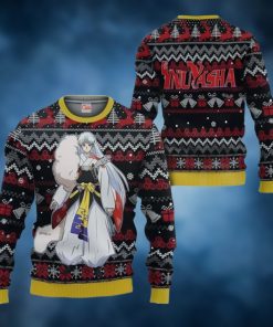 Sesshomaru Ugly Christmas Sweater Inuyasha Anime Xmas Gift