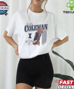 Seth Coleman #9 t shirt  Illinois Fighting Illini Football for men