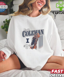 Seth Coleman #9 t shirt Illinois Fighting Illini Football for men