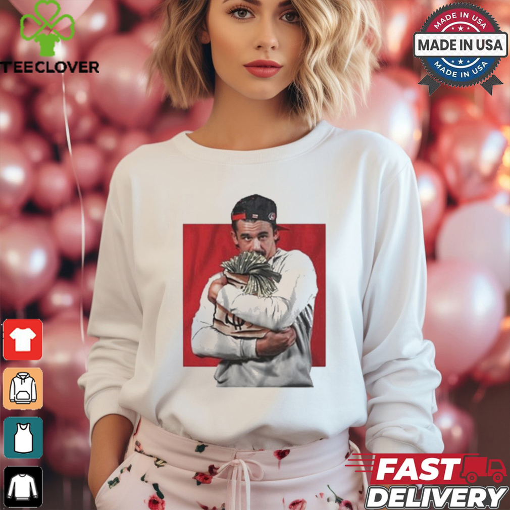 Seth Jarvis Hug Money Bag Carolina Hurricanes NFL T Shirts Seth Jarvis Hug Money Bag Carolina Hurricanes NFL T Shirts