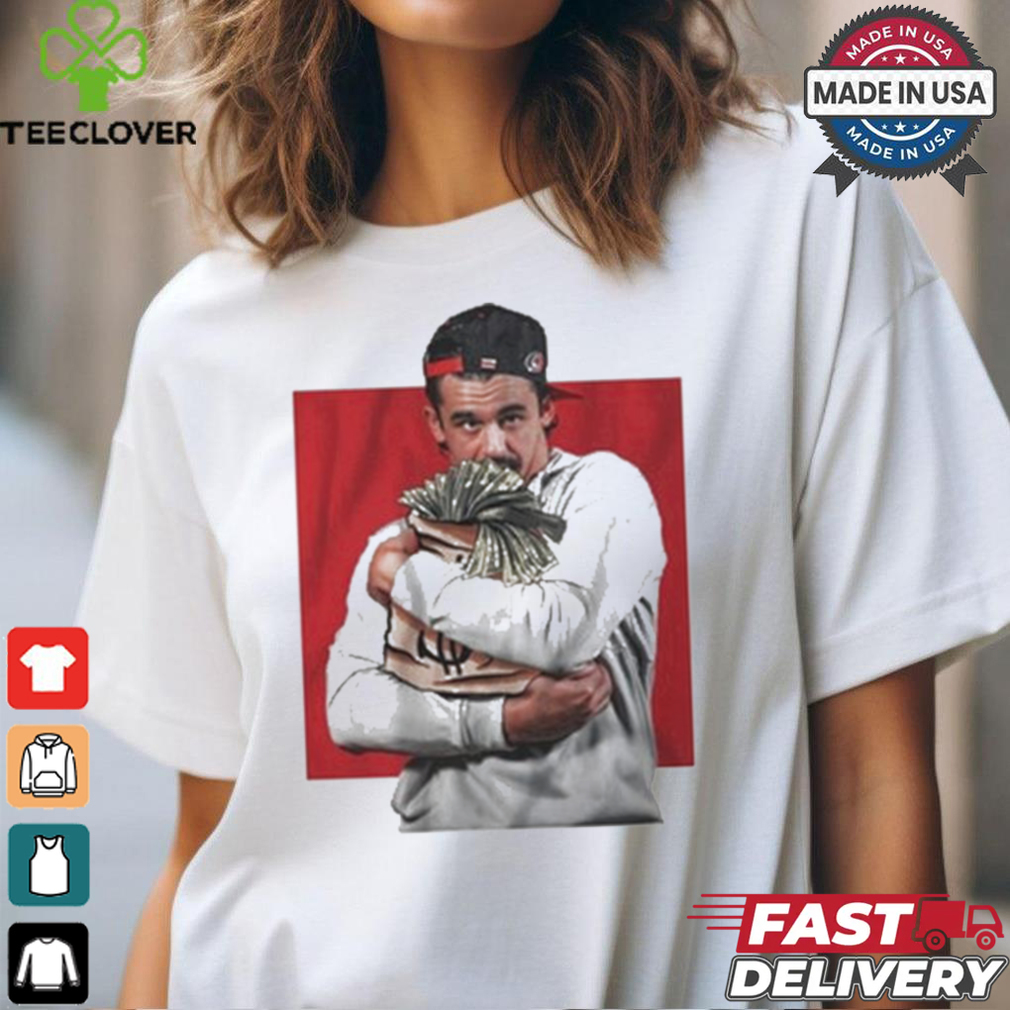 Seth Jarvis Hug Money Bag Carolina Hurricanes NFL T Shirts Seth Jarvis Hug Money Bag Carolina Hurricanes NFL T Shirts