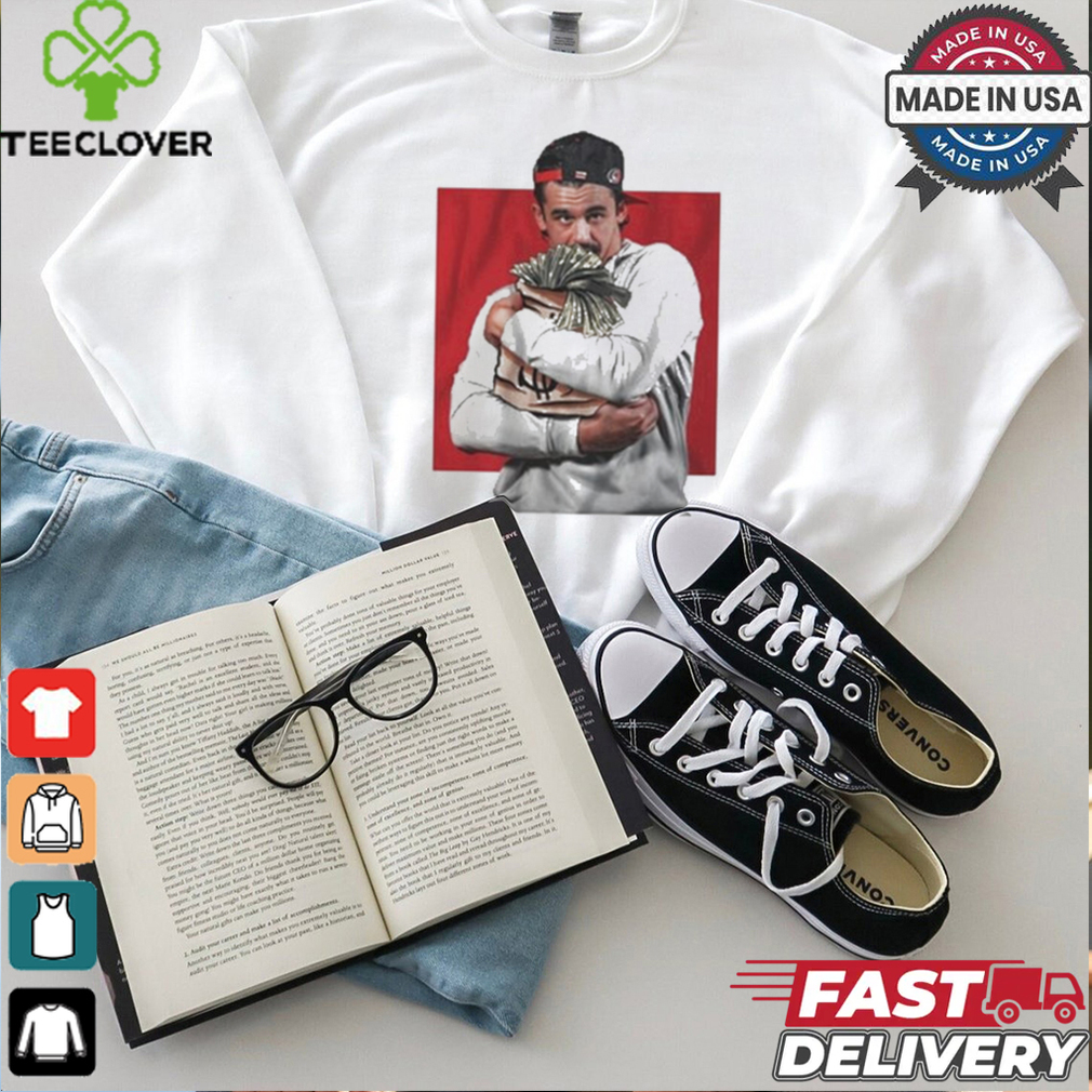 Seth Jarvis Hug Money Bag Carolina Hurricanes NFL T Shirts Seth Jarvis Hug Money Bag Carolina Hurricanes NFL T Shirts