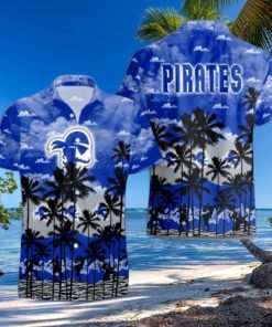 Seton Hall Pirates Palms Tree Hawaiian Shirt