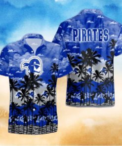 Seton Hall Pirates Palms Tree Hawaiian Shirt