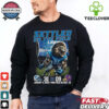 Official Seed 1 Detroit Lions The King Of NFC North Champions NFL 2024 2025 T Shirts