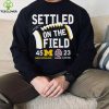 Settled On The Field Michigan Wolverines 45 23 Ohio State Buckeyes Shirt