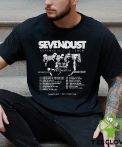 Sevendust annouced their season 21st anniversary tour kick off on september 13 2024 shirt