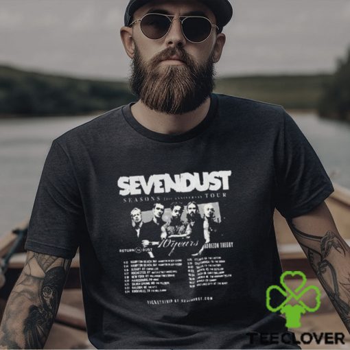 Sevendust annouced their season 21st anniversary tour kick off on september 13 2024 hoodie, sweater, longsleeve, shirt v-neck, t-shirt