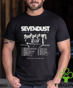 Sevendust annouced their season 21st anniversary tour kick off on september 13 2024 hoodie, sweater, longsleeve, shirt v-neck, t-shirt