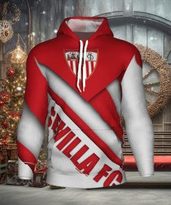 Sevilla FC White Red Pullover Hoodie Ver 4