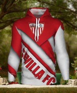 Sevilla FC White Red Pullover Hoodie Ver 4