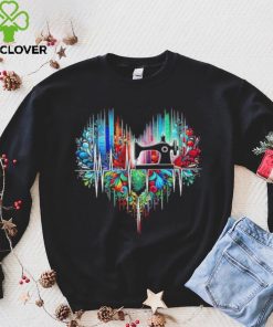 Sewing heart Floral print T hoodie, sweater, longsleeve, shirt v-neck, t-shirt