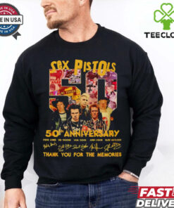 Sex Pistols 50th anniversary thank you for the memories shirt
