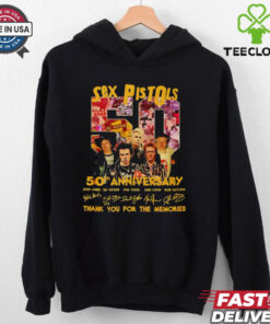 Sex Pistols 50th anniversary thank you for the memories shirt