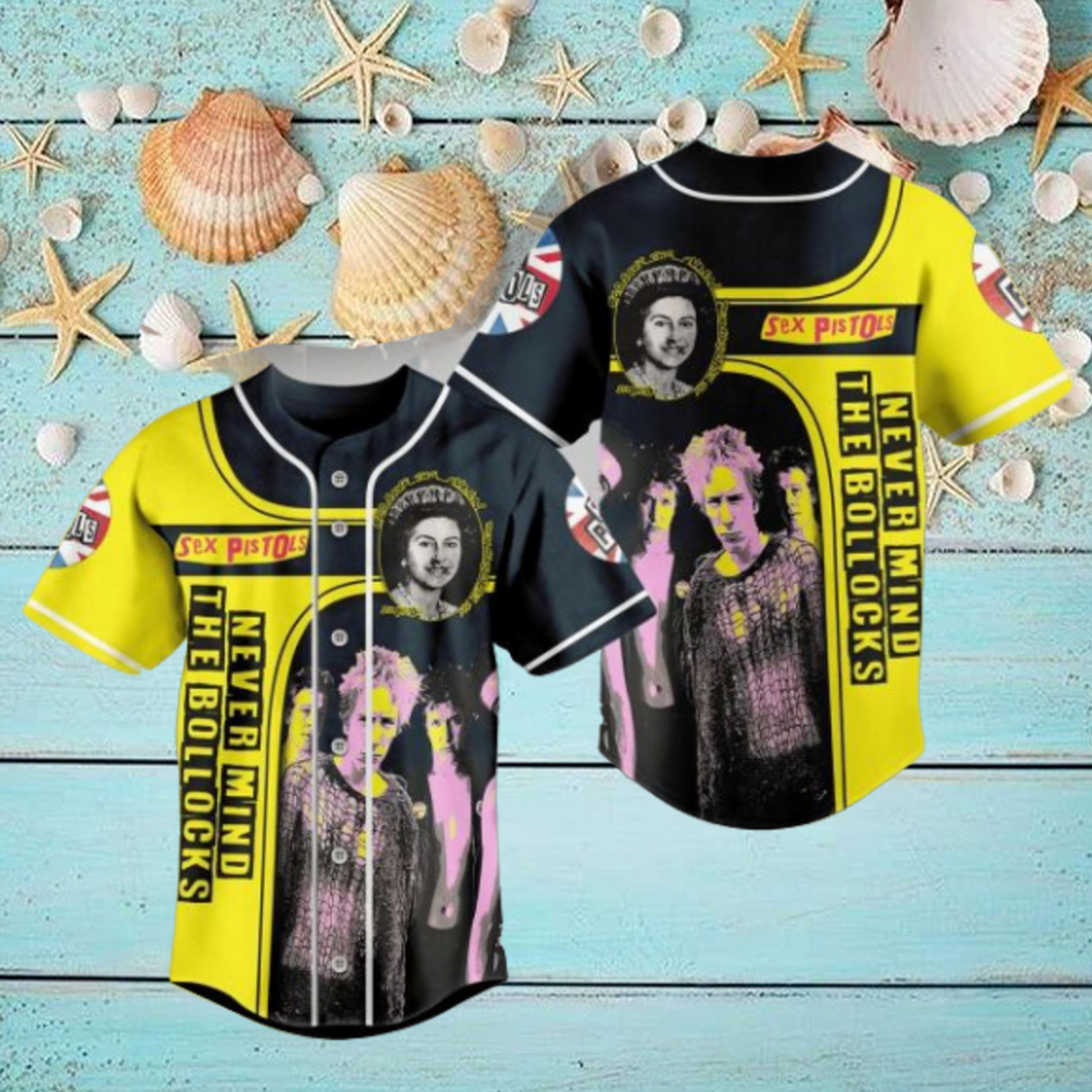 Sex Pistols Never Mind The Bollocks Baseball Jersey Sex Pistols Never Mind The Bollocks Baseball Jersey