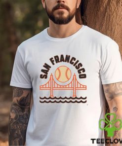 Sf Baseball Sweater San Francisco Crewneck Golden Gate Bridge Hoodie Vintage T Shirt