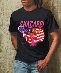Shacarri us Track and Field the fastest women in the World signature shirt 1 Shacarri us Track and Field the fastest women in the World signature shirt