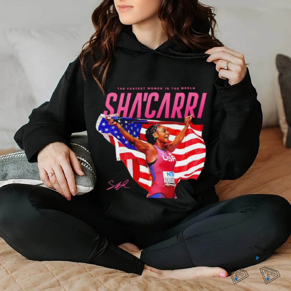Shacarri us Track and Field the fastest women in the World signature shirt Shacarri us Track and Field the fastest women in the World signature shirt