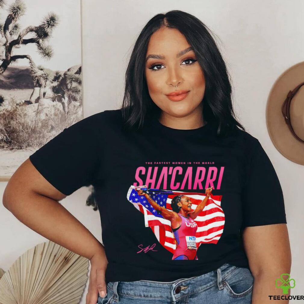 Shacarri us Track and Field the fastest women in the World signature shirt Shacarri us Track and Field the fastest women in the World signature shirt