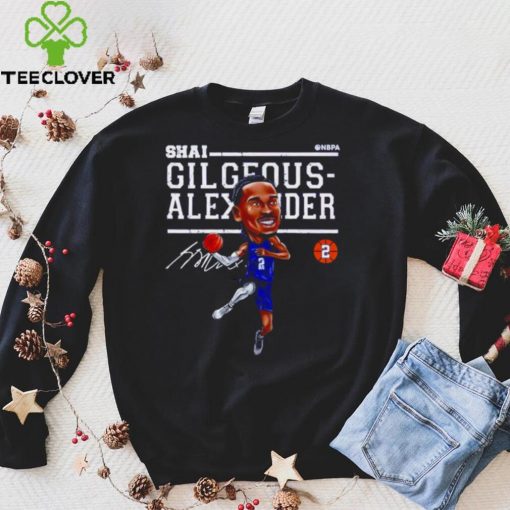 Shai Gilgeous Alexander Oklahoma City Cartoon hoodie, sweater, longsleeve, shirt v-neck, t-shirt