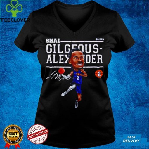 Shai Gilgeous Alexander Oklahoma City Cartoon hoodie, sweater, longsleeve, shirt v-neck, t-shirt