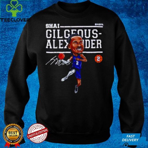 Shai Gilgeous Alexander Oklahoma City Cartoon hoodie, sweater, longsleeve, shirt v-neck, t-shirt