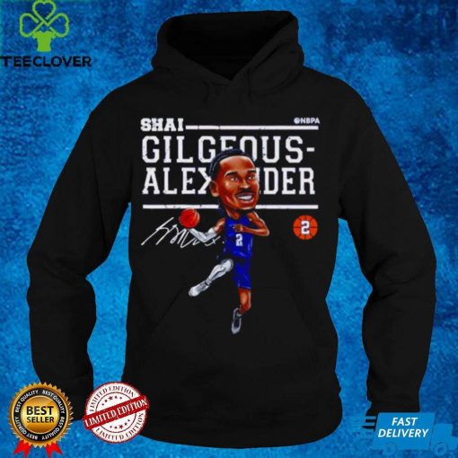 Shai Gilgeous Alexander Oklahoma City Cartoon hoodie, sweater, longsleeve, shirt v-neck, t-shirt