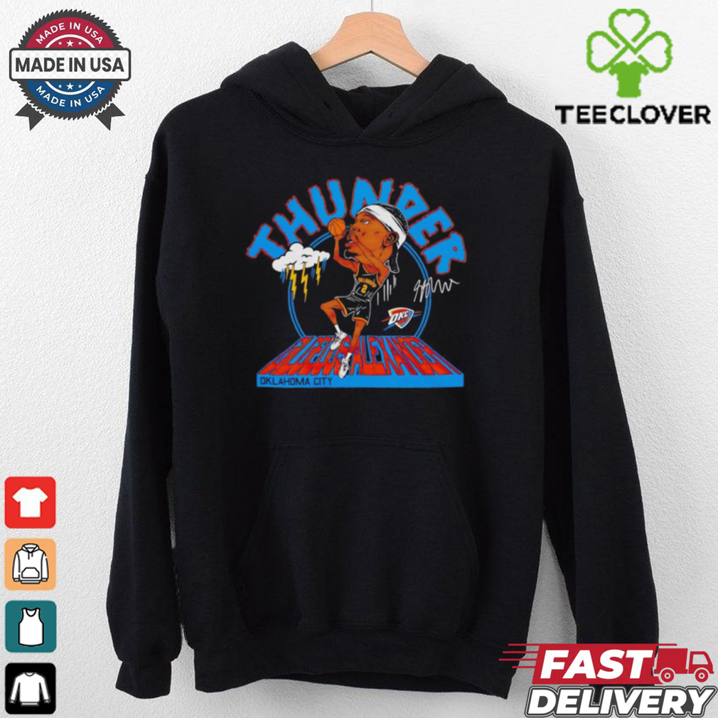 Shai Gilgeous Alexander Oklahoma City Thunder signature shirt Shai Gilgeous Alexander Oklahoma City Thunder signature shirt