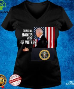 Shaking Hands With His Voters American Flag Joe Biden Shirt