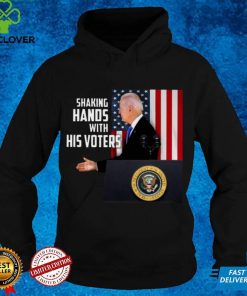 Shaking Hands With His Voters American Flag Joe Biden Shirt