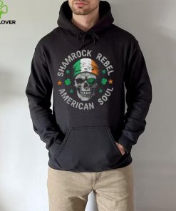 Shamrock Rebel American Soul Skull Pirate Shirt