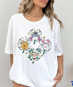 Shamrock St Patrick Day Pooh And Friends Shirt