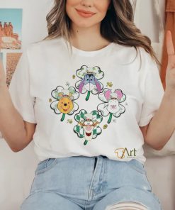 Shamrock St Patrick Day Pooh And Friends Shirt