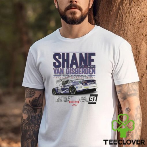 Shane Van Gisbergen Checkered Flag Sports 2023 Grant Park 220 Race Winner Shirt