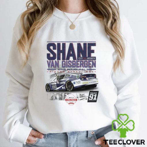 Shane Van Gisbergen Checkered Flag Sports 2023 Grant Park 220 Race Winner Shirt