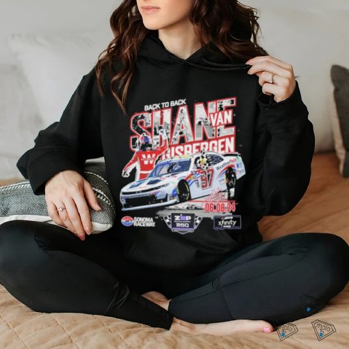 Shane van gisbergen hendrick motorsports team collection 2024 xfinity series zip buy now pay later 250 race winner shirt