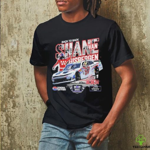 Shane van gisbergen hendrick motorsports team collection 2024 xfinity series zip buy now pay later 250 race winner shirt