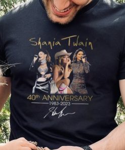 Shania Twain 40th Anniversary 1983 – 2023 Signautre Shirt